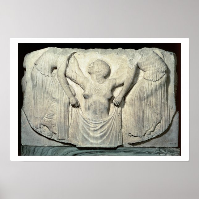 Ludovisi Throne, detail showing the Birth of Venus Poster (Framsidan)