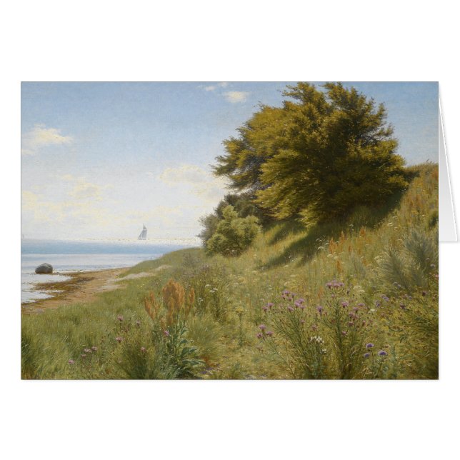 Ludvig Kabell - Sommardag till havs Hälsningskort (Framsidan Horizontal)