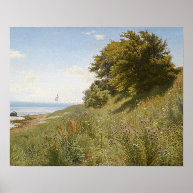 Ludvig Kabell - Sommardag till havs Poster (Framsidan)