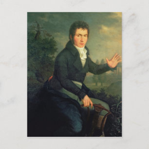 Ludvig van Beethoven , 1804 Vykort