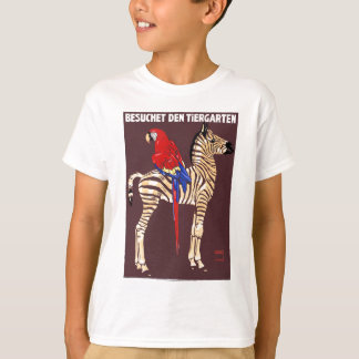 Ludwig besök 1912 affischen för ZoosebraMacaw T-shirt