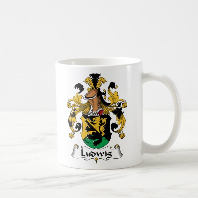 Ludwig familjvapensköld kaffemugg (Höger)