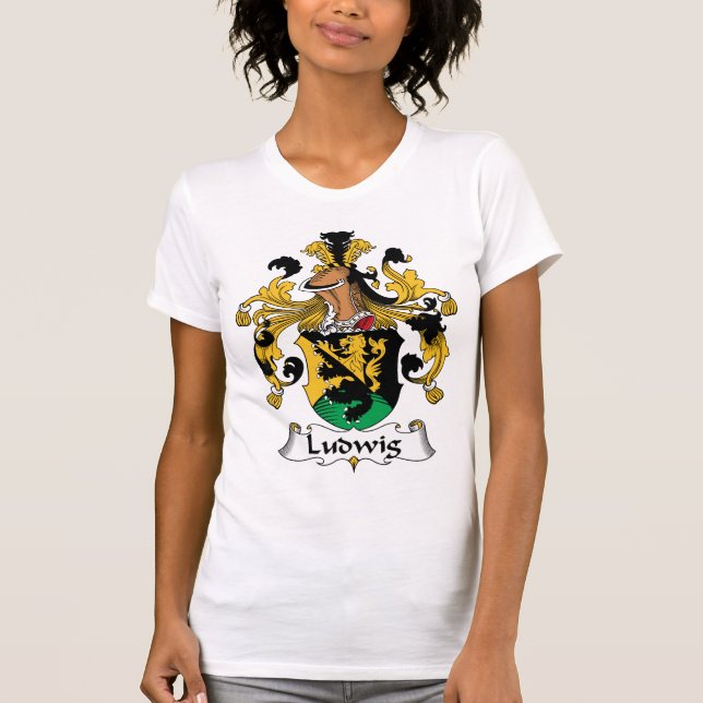 Ludwig familjvapensköld t-shirt (Framsida)
