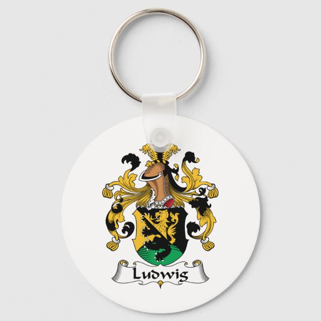 Ludwig Family Crest Nyckelring (Framsida)