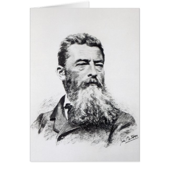 Ludwig Feuerbach Hälsningskort (Framsidan)