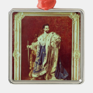 Ludwig II 1887 Julgransprydnad Metall