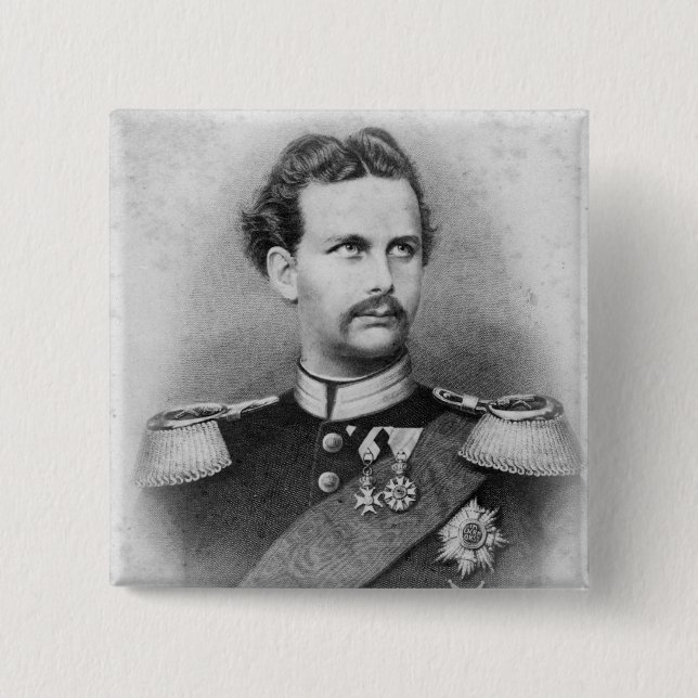Ludwig II av Bayern Knapp (Framsida)