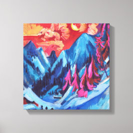 Ludwig Kirchner Winter Ligcape i Moonlight Canvastryck