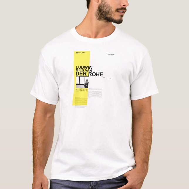 Ludwig Mies Skåpbil Der Rohe T Shirt (Framsida)