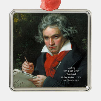 Ludwig van Beethoven, 1820 Julgransprydnad Metall