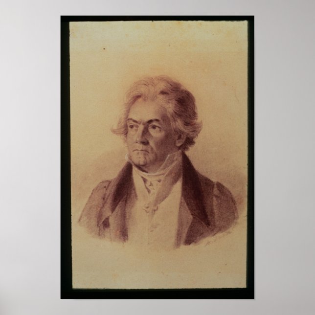 Ludwig van Beethoven , 1824 Poster (Framsidan)