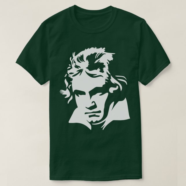 Ludwig van Beethoven 5th Symphony Classical Music T Shirt (Design framsida)