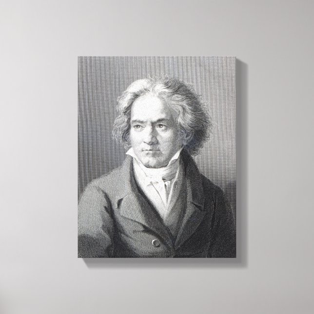 Ludwig van Beethoven Canvastryck (Framsida)