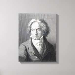 Ludwig Van Beethoven Canvastryck