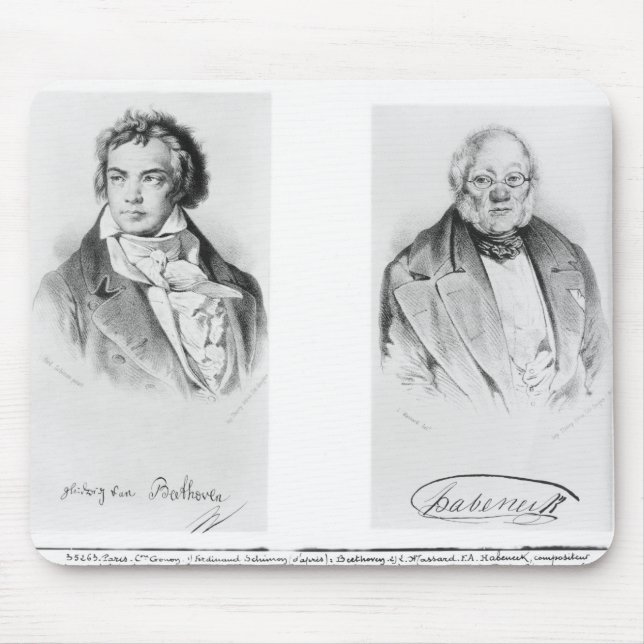 Ludwig Van Beethoven & Francois-Antoine Habeneck Musmatta (Framsidan)
