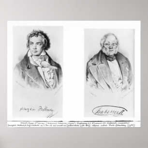 Ludwig van Beethoven & Francois-Antoine Habeneck Poster
