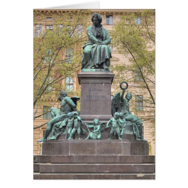 Ludwig Van Beethoven Hälsningskort (Framsidan)