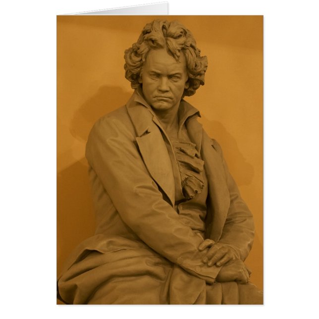 Ludwig van Beethoven Hälsningskort (Framsidan)