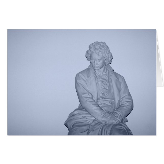 Ludwig van Beethoven Hälsningskort (Framsidan Horizontal)