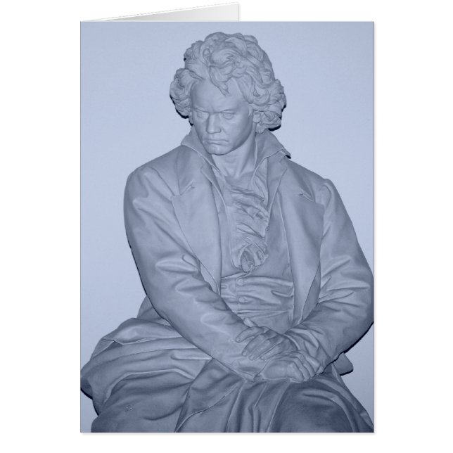 Ludwig van Beethoven Hälsningskort (Framsidan)