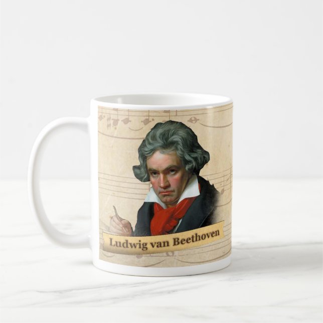 Ludwig Van Beethoven historisk mugg (Vänster)