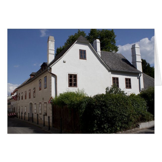 Ludwig van Beethoven House Hälsningskort (Framsidan Horizontal)