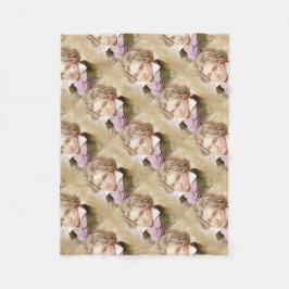 Ludwig van Beethoven im Aquarell Stil Fleecefilt