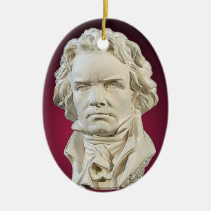 Ludwig Van Beethoven julprydnad Julgransprydnad Keramik