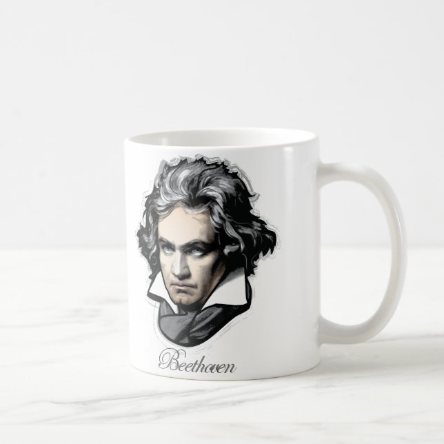 Ludwig Van Beethoven Kaffemugg (Höger)