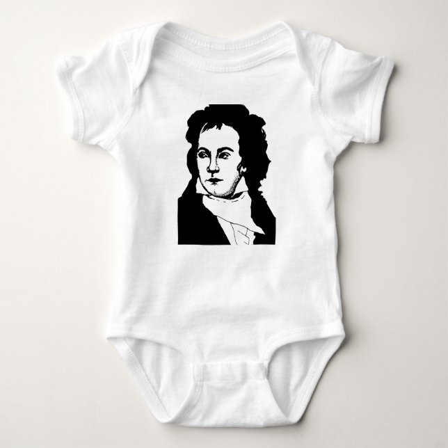 Ludwig Van Beethoven klassisk musikkompositör T Shirt (Framsida)