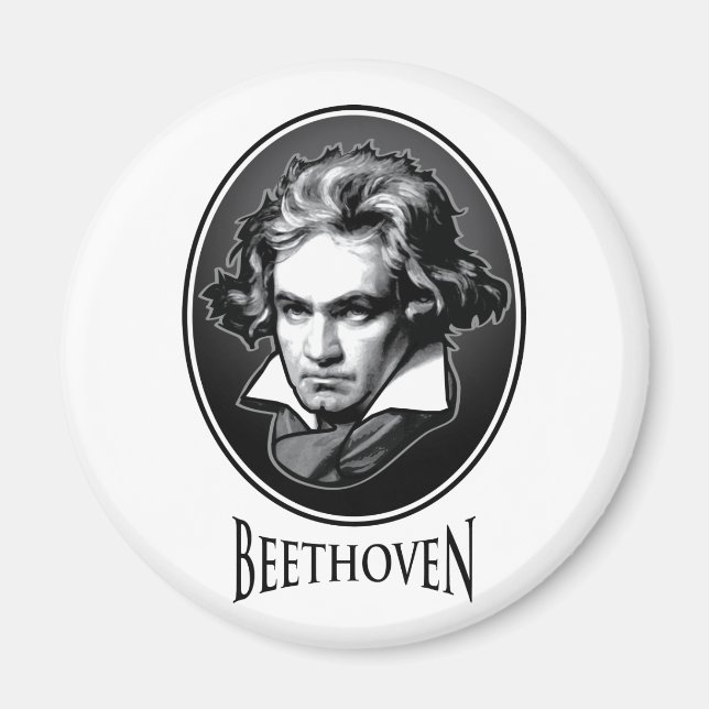 Ludwig van Beethoven Magnet (Framsidan)