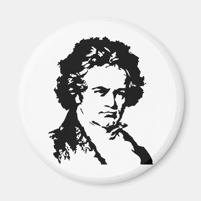 Ludwig van Beethoven Magnet (Framsidan)