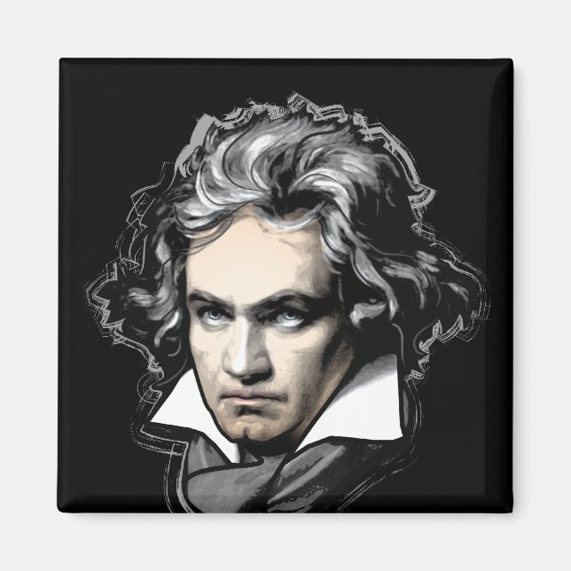 Ludwig van Beethoven Magnet (Framsidan)