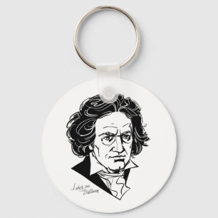 Ludwig van Beethoven Nyckelring