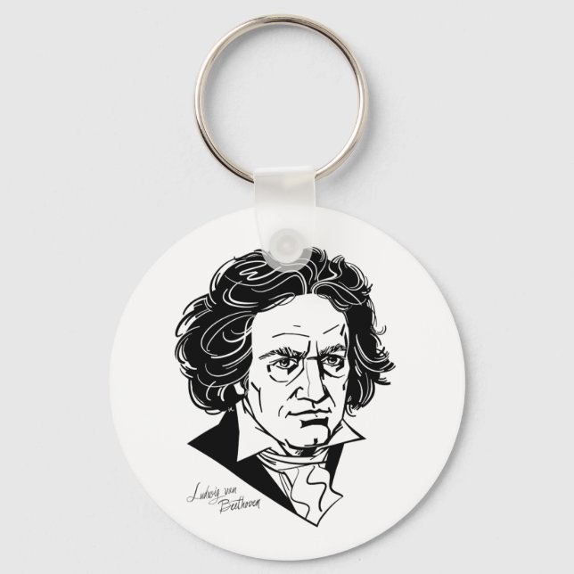 Ludwig van Beethoven Nyckelring (Framsida)