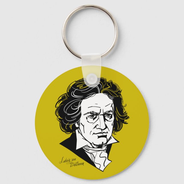 Ludwig van Beethoven Nyckelring (Framsida)