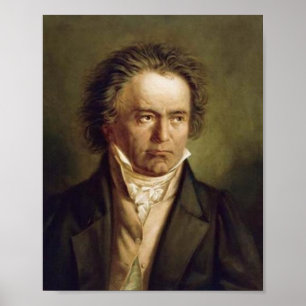Ludwig Van Beethoven Porträtt Poster