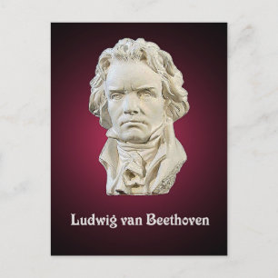 Ludwig van Beethoven Postcard Vykort