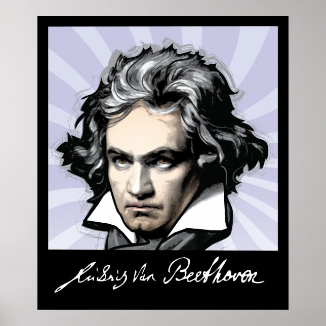 Ludwig van Beethoven Poster (Framsidan)