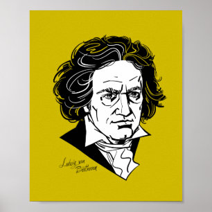 Ludwig van Beethoven Poster