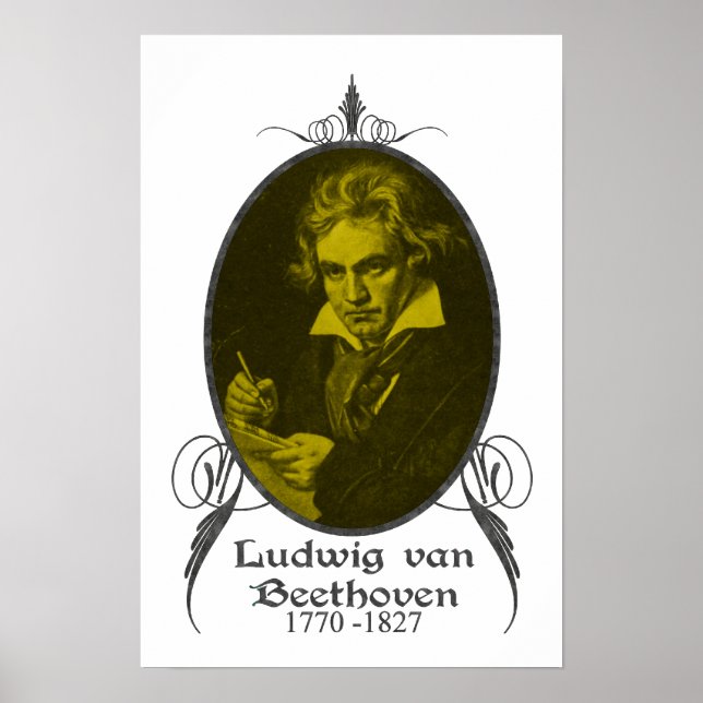 Ludwig van Beethoven Poster (Framsidan)