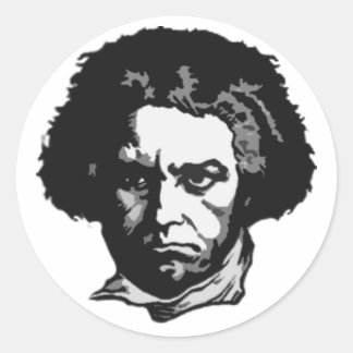 Ludwig Van Beethoven Runt Klistermärke