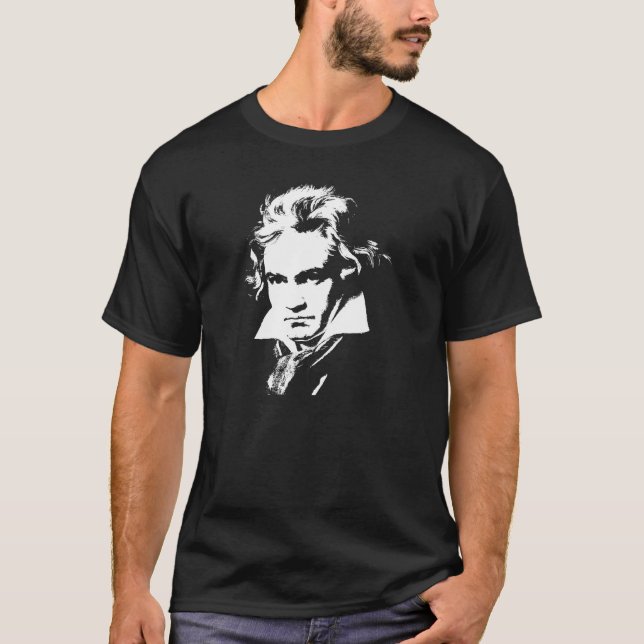 Ludwig Van Beethoven T-shirt (Framsida)