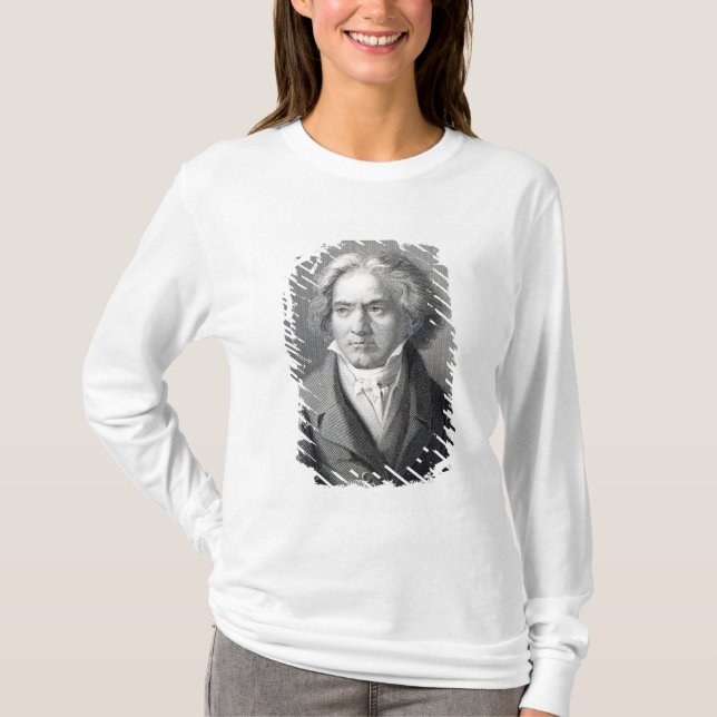 Ludwig Van Beethoven Tee Shirt (Framsida)