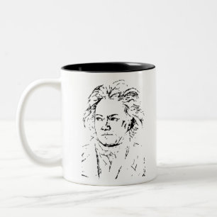Ludwig van Beethoven Två-Tonad Mugg