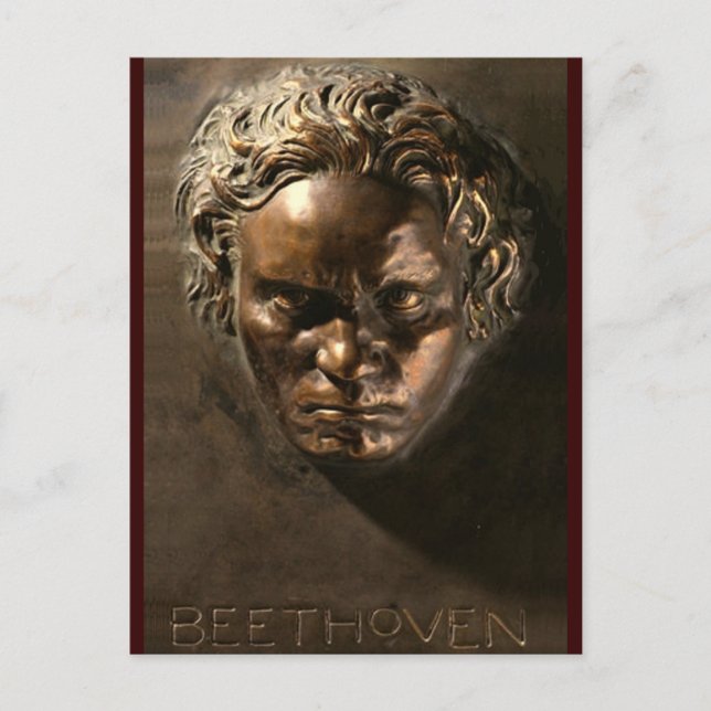 Ludwig van Beethoven Vykort (Framsida)