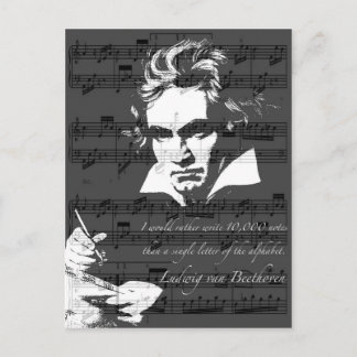 Ludwig Van Beethoven Vykort