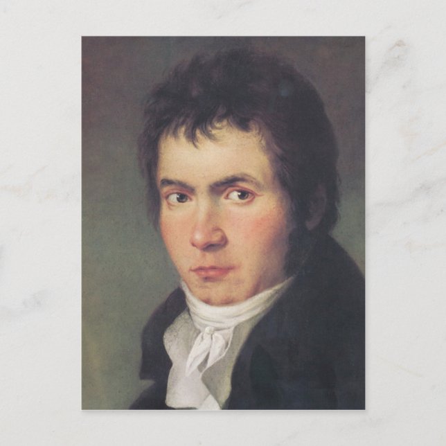 Ludwig van Beethoven Vykort (Framsida)