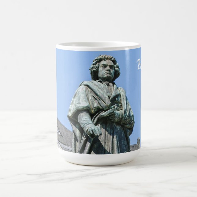 Ludwig van Beethovens monument i Bonn Kaffemugg (Center)