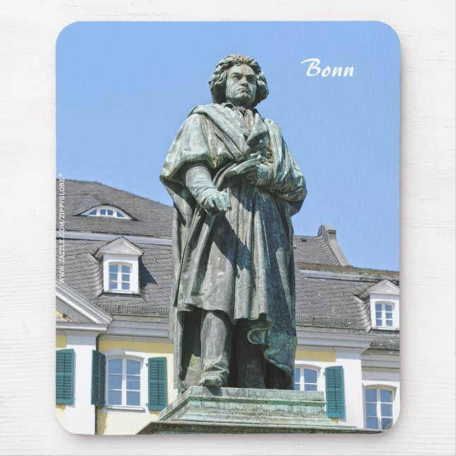 Ludwig van Beethovens monument i Bonn Musmatta (Framsidan)